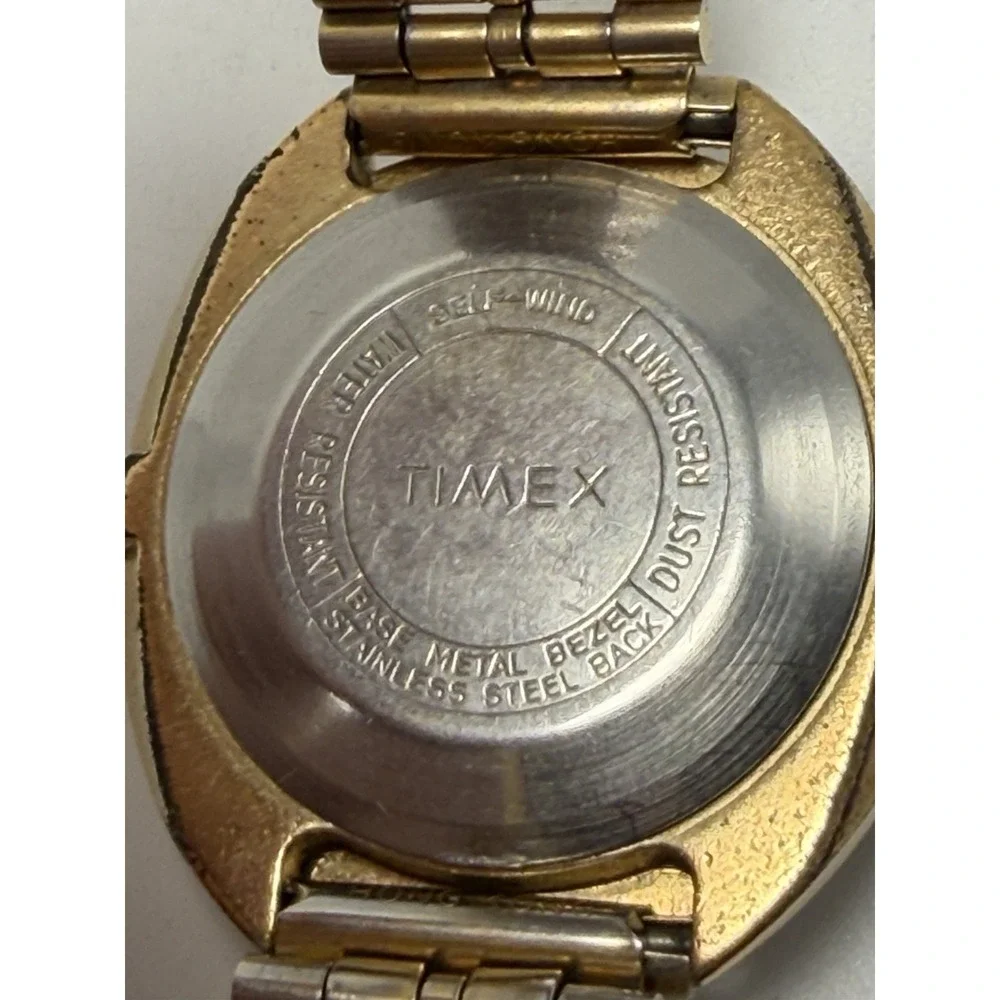 Timex 1975 Automatic Viscount Working Mens Watch 39MM 7.25